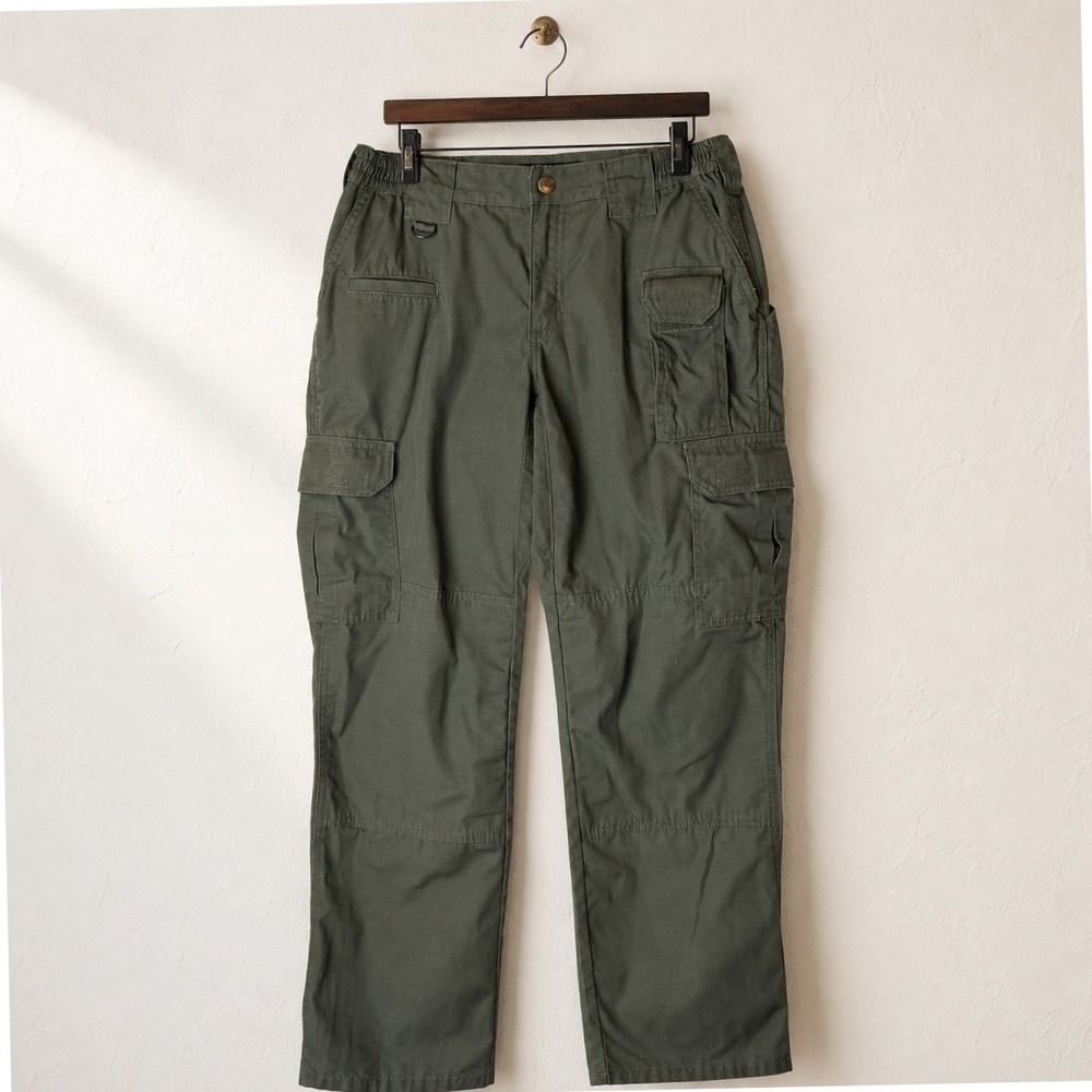 5.11 Tactical Cargo Pants Women 8 Olive Green Ripstop Utility Gorpcore Outdoor